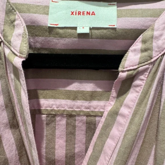 XirenaLiora Dress in Fig Stripe NWOT